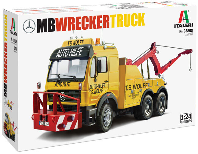 Italeri 93808 Mercedes-Benz Wrecker Truck 1/24