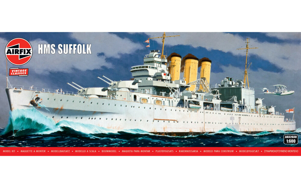Airfix 03203V HMS Suffolk 1/600