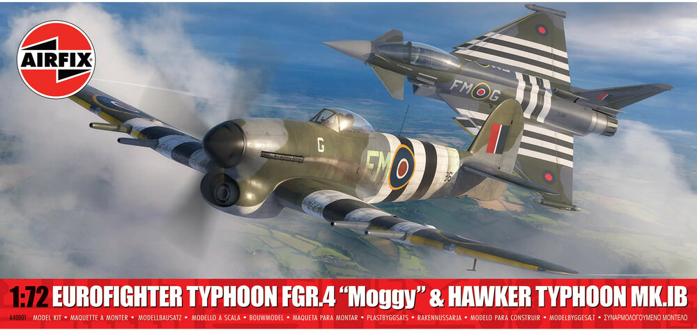 Airfix 40001 Eurofighter Typhoon Hawker Typhoon Twin Pack 1/72