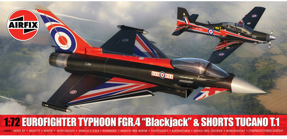Airfix 40003 Eurofighter Typhoon Shorts Tucano Twin Pack 1/72