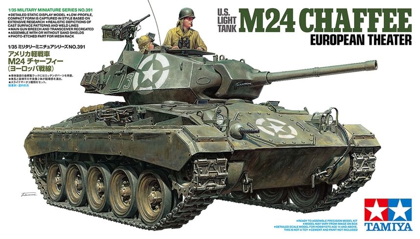 Tamiya 35391 Us Light Tank M24 Chaffee 1/35