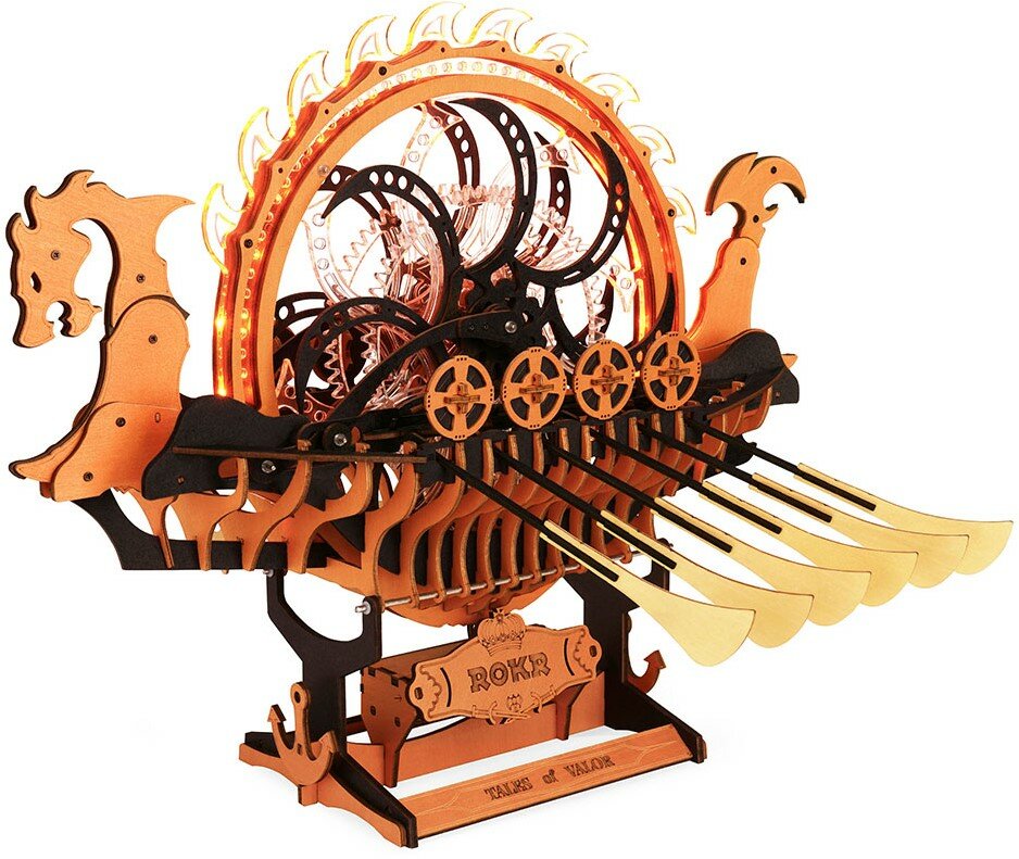 Robotime Viking Dragon Ship ROKR #LK802