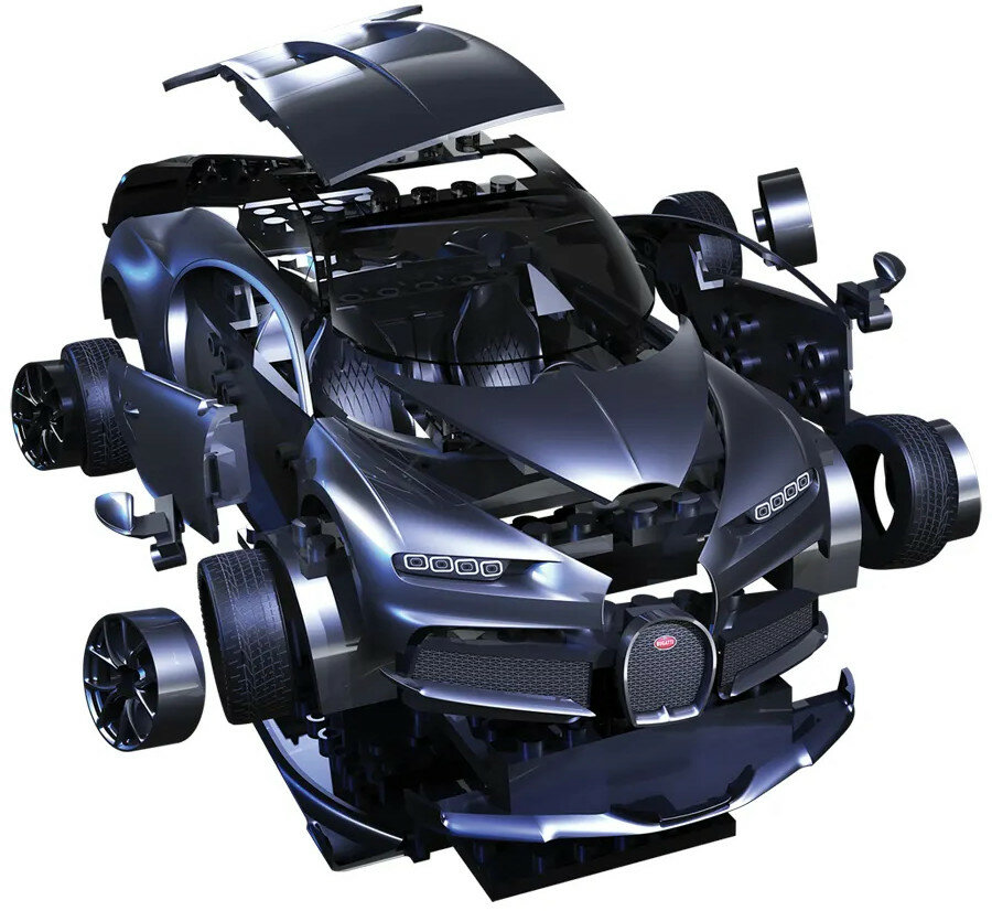 Airfix QuickBuild Bugatti Chiron - Black #J6025