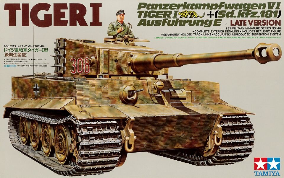 Tamiya German Heavy Tiger I Late Version 1/35 (35146)