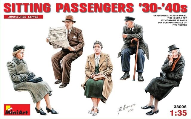 MiniArt German Sitting Civilians 1:35 (38006)