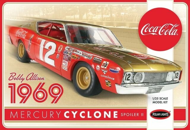Polar Lights Bobby Allison 1969 Coca Cola Mercury Cyclone 1/25 (POL948)