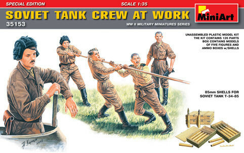 Mini Art Soviet Tank Crew #35153