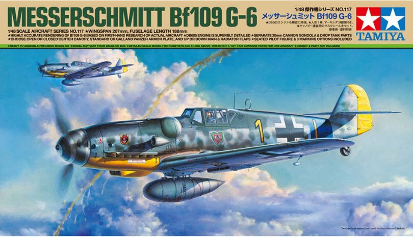 Tamiya Messerschmitt Bf109 G-6 1/48 (61117)