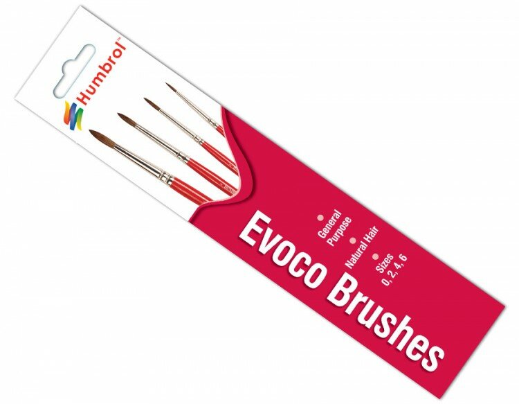 Humbrol Evoco Penselen Set #4150