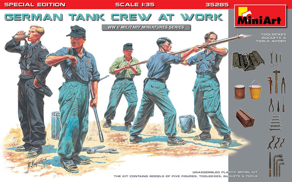 MiniArt German Tank Crew at Work Special Edition 1:35 (35285)