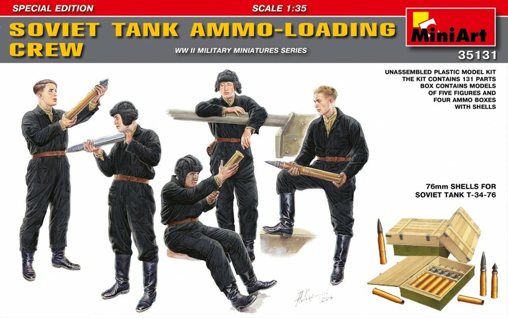 MiniArt Soviet Tank Ammo Loading Crew 1:35 (35131)