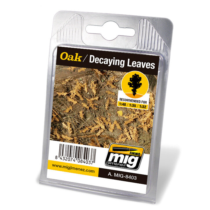 AMMO MIG Laser Cut Leaves Oak Decaying (8403)