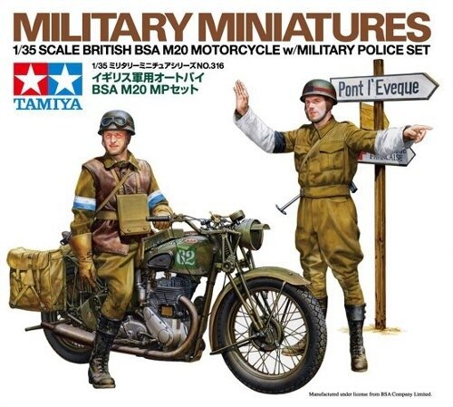 Tamiya British BSA M20 Motorcycle with Military Police 1:35 (35316)