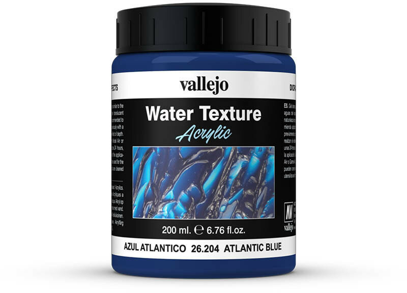 Vallejo Diorama Effects Water Texture Atlantic Blue 26.204
