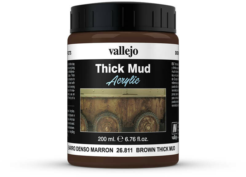 Vallejo Diorama Effects Brown Thick Mud 26.811