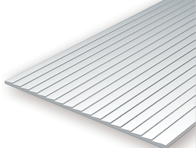 Evergreen 4061: Polystyrene Clapboard Siding 1.5 mm