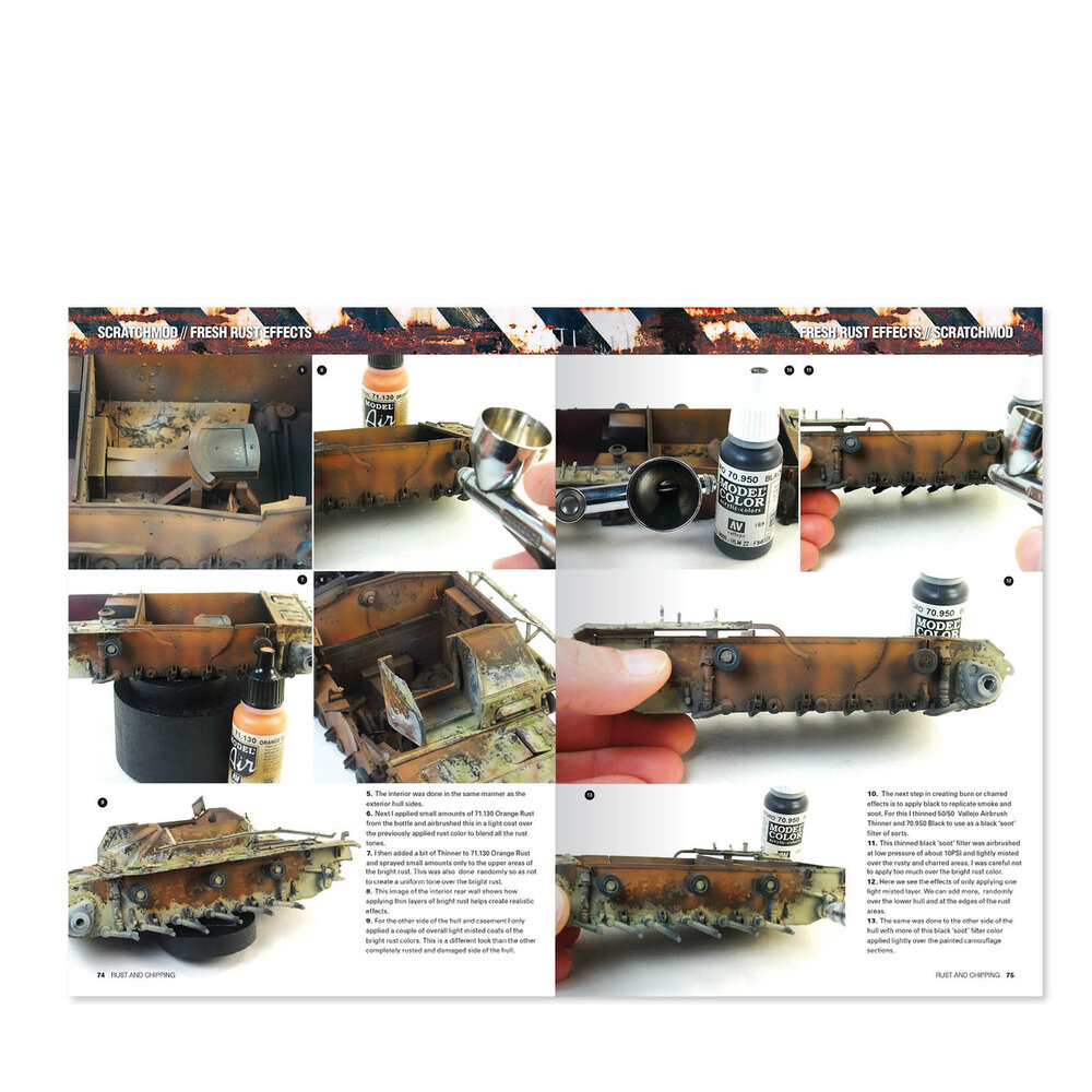Vallejo Rust &amp; Chipping Book