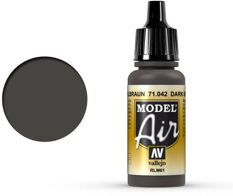 Vallejo Model Air: Dark Brown RLM61 (71.042)