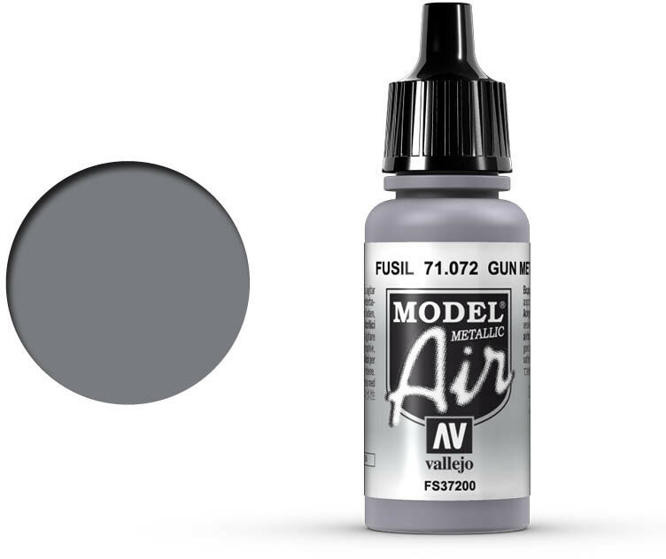 Vallejo Model Air: Gunmetal (71.072)
