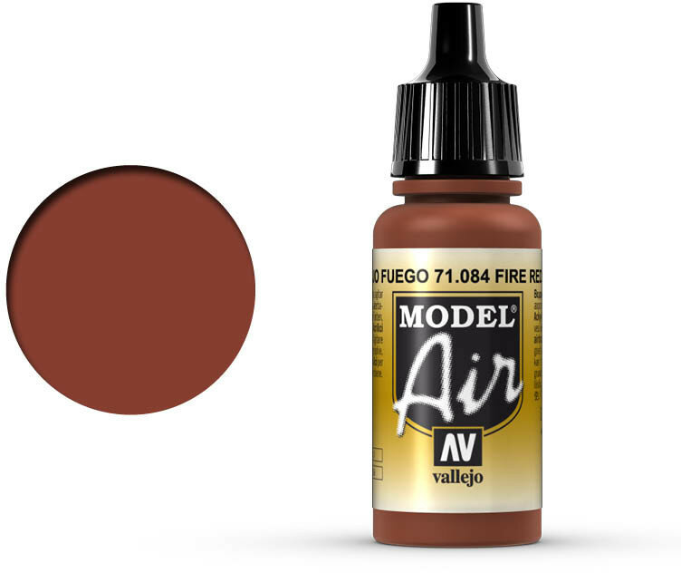 Vallejo Model Air: Fire Red (71.084)