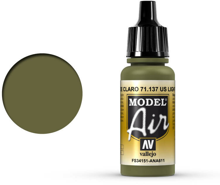 Vallejo Model Air: US Light Green (71.137)