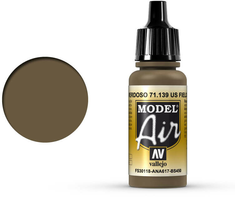Vallejo Model Air: US Field Drab (71.139)