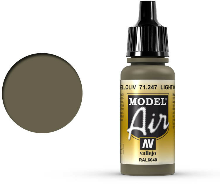 Vallejo Model Air: Light Olive (71.247)