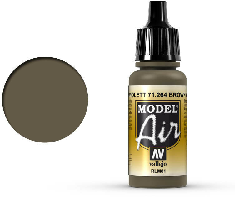 264. Vallejo Model Air: Brown Violet RLM81 (71.264)