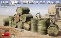 MiniArt 35592 U.S. Fuel Drums 55 Gals. 1:35