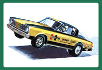 AMT 1153 Barracuda Hemi Under Glass 1/25
