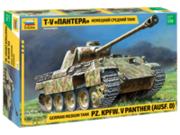 Zvezda 3678 German Medium Tank Panther Ausf.D 1/35