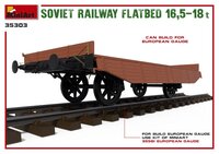 MiniArt 35303 Soviet Railway Flatbed 16,5-18t 1/35