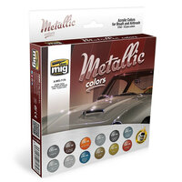 AMMO Mig 7175 Metallic Colors Paintset