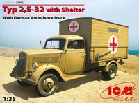 ICM 35402 Typ 2,5-32 with Shelter 1/35
