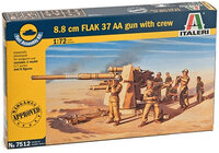 Italeri 7512 8.8 cm. FLAK 37 AA Gun 1:72