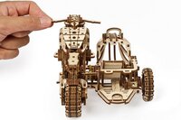 UGears Scrambler UGR-10 Motor met Zijspan