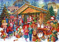 Gibsons Christmas Puzzle This Way to Santa #G2020