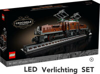 LEGO 10277 Krokodil Locomotief met LED Verlichting