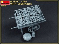 MiniArt 35623 Market Cart with Vegetables 1/35