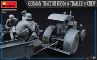 MiniArt 35314 German Tractor D8506 &amp; Trailer Crew 1/35