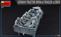 MiniArt 35314 German Tractor D8506 &amp; Trailer Crew 1/35