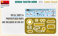 MiniArt 35317 German Tractor D8506 with Cargo Trailer 1/35