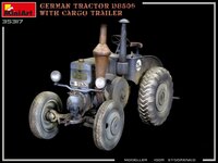 MiniArt 35317 German Tractor D8506 with Cargo Trailer 1/35