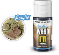 AMMO Black Wash Acrylic Mig #0711