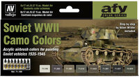 Vallejo Paint Set: Soviet WWII Camo Colors (71.188)