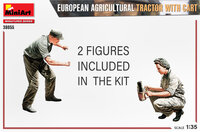 MiniArt 38055 European Agricultural Tractor with Cart 1/35