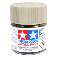 Tamiya X-31: Titanium Gold 10ml
