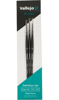 Vallejo Penselen Brushes Definition Set #B02990