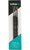 Vallejo Penselen Brushes Starter Set #B03990