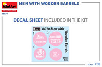 MiniArt 38070 Men with Wooden Barrels 1:35